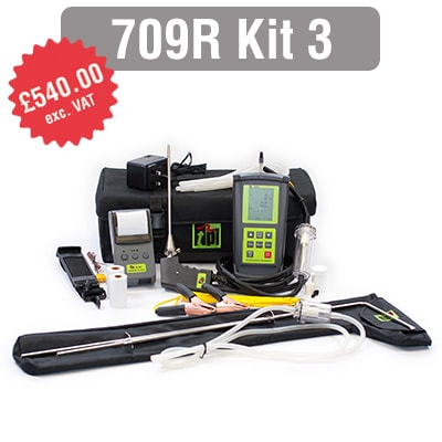 709R Flue Gas Analyser Kit 3