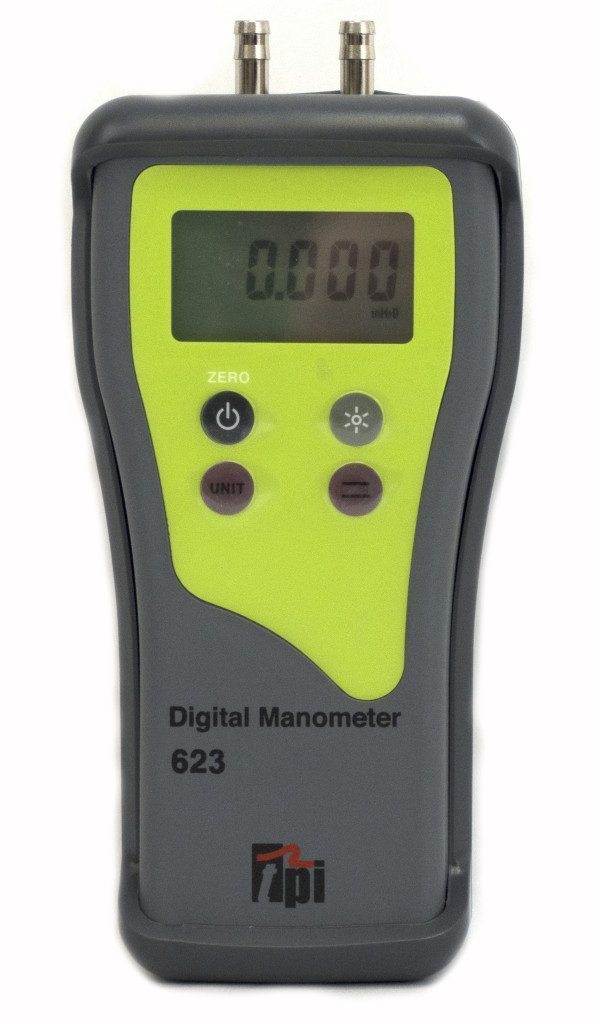 623 Dual Input High Resolution Digital Manometer