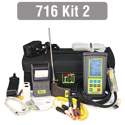 716 Flue Gas Analyser Kit 2