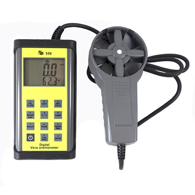 Digital Air Flow with Humidity Tester