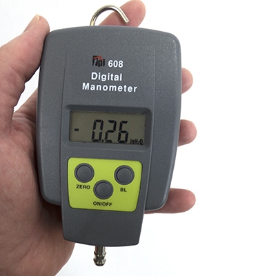 608 Single Input Digital Manometer