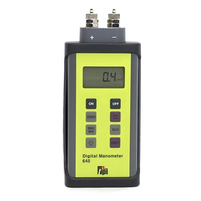 645 Dual Input Tuffman up to 30psi (2 Bar) Digital Manometer