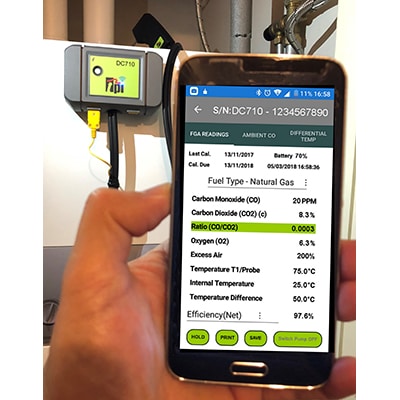 DC710 Flue Gas Analyzer