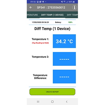 SP341 Sub-mini K type Thermometer Smart Probe