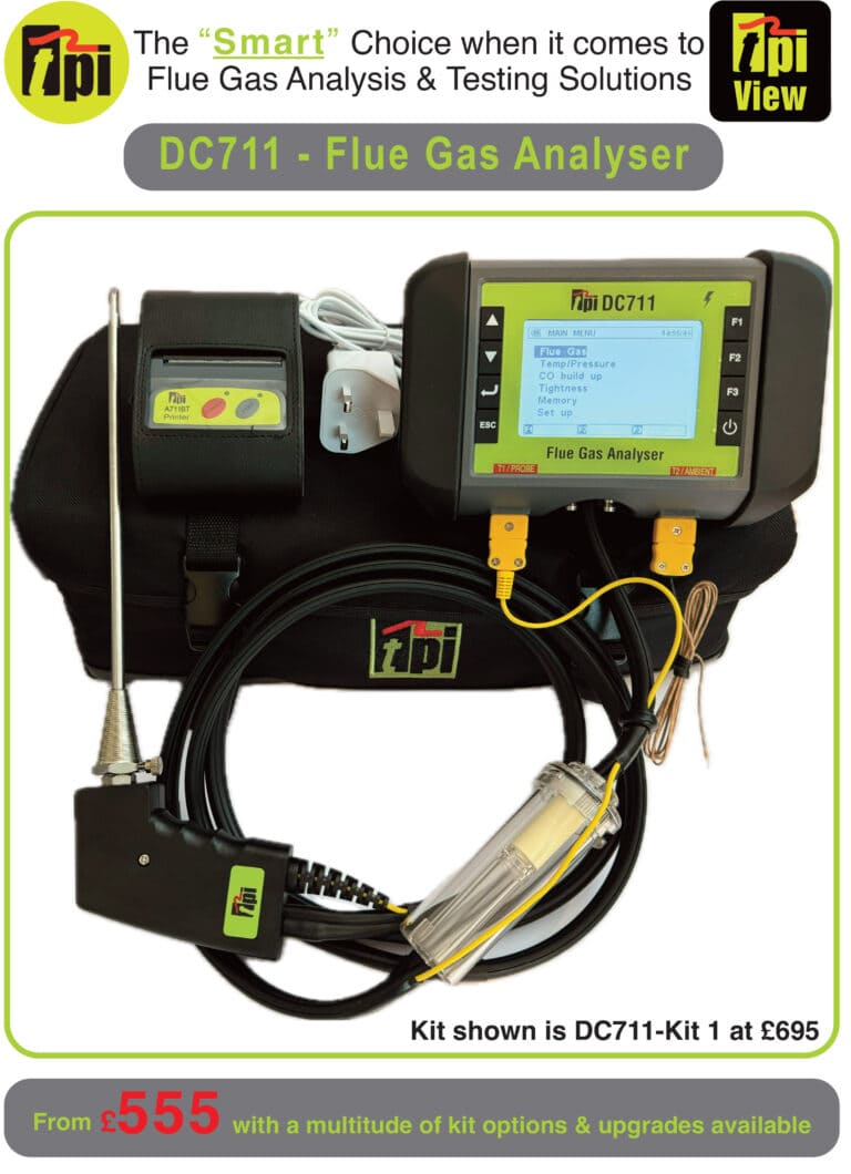 DC711 Flue Gas Analyser TPI Europe