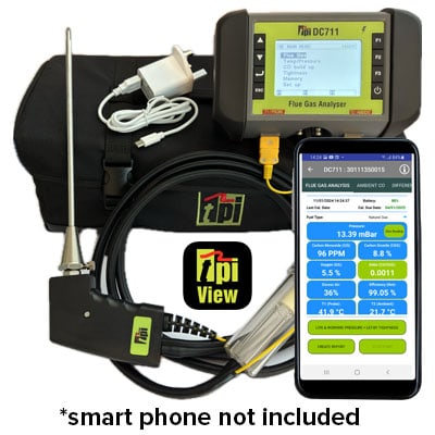 DC711 Flue Gas Analyser Kit