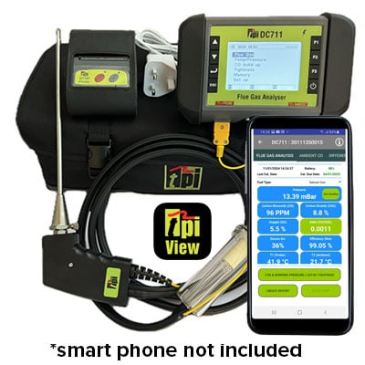 DC711-View Flue Gas Analyser Kit 1